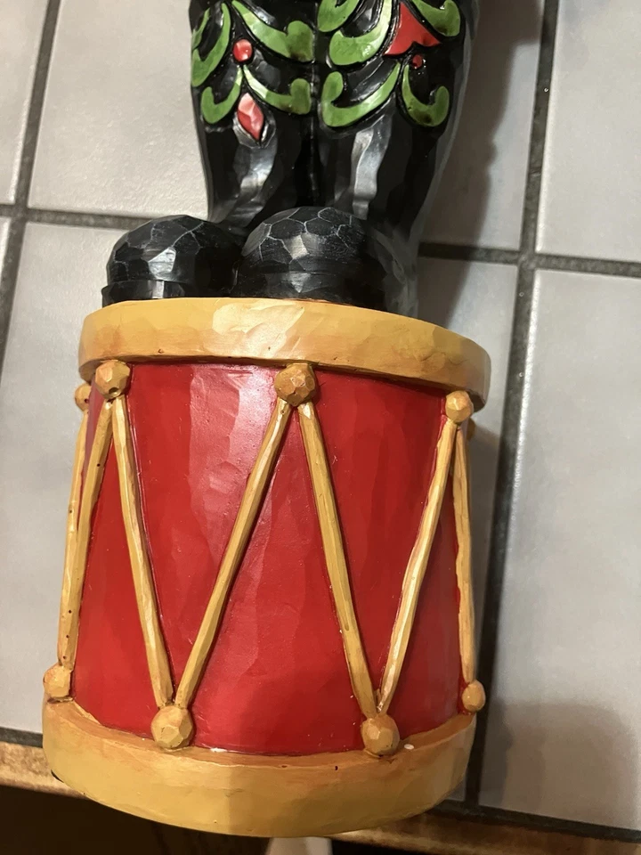 Jim Shore LARGE 20" Tall Christmas "Nutcracker" W/ Tree & Gift 6008296 RARE HTF - Image 3 of 4