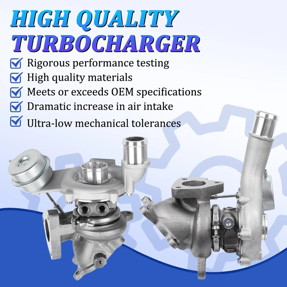 OEM TURBO TURBOCHARGER FOR 2010-2019 Ford Taurus Lincoln MKT V6 3.5L MGT1549SL Foto 3 de 4