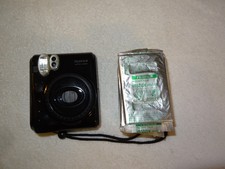 Fujifilm Instax Mini 50s Instant Film Camera - Piano Black  3 Film Cartridges