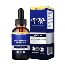 Azul de metileno 1%, suplemento de cerebro probado por terceros para los seres h
