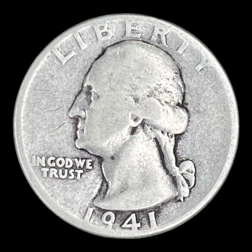 1941 Washington Silver Quarter