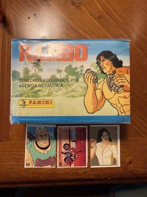 Vintage 1980s Rambo 200 Sticker packs box - Reyauca (RARE)