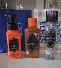 Bath Body Works NIGHTMARE BEFORE CHRISTMAS JACK Body wash,Mist Soap 3 Piece