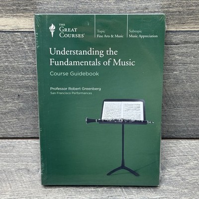 The Great Courses Understanding Fundamentals of Music 4 DVDs Guidebook Set NEW