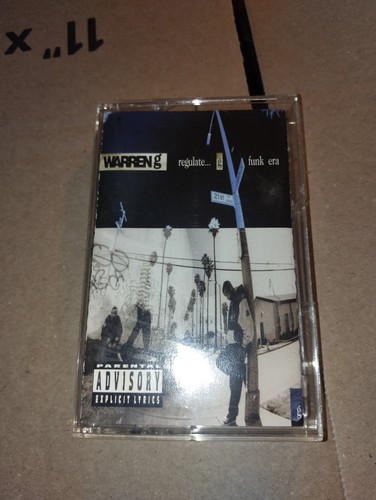 Warren G Regulate G Funk Era cassette tape 1994 ORIGINAL Snoop Nate Dogg gangsta