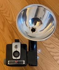 Vintage Kodak Brownie Hawkeye Flash Model Black Box Camera with Flash Untested