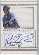 2014 Panini National Treasures Rookie Silhouette 22/99 Rafael Montero Auto b8h