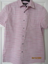 Marc Anthony Mens Size Small Slim Fit Button Up Shirt Cotton Luxury Light Purple