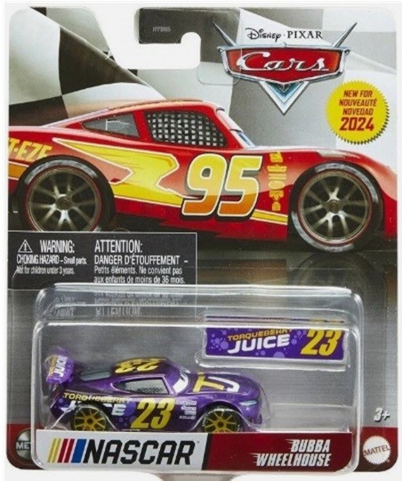 BUBBA WHEELHOUSE #23 NASCAR Transberry Juice Cars 1:55 Mattel