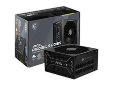 MSI MAG A1000GLS PCIE5, Fully Modular Compact Gaming 1000W Power Supply, 80 