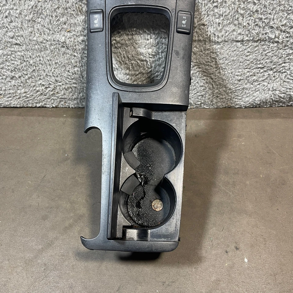Acura TSX 2004-2008 consola central soporte para cubo y bisel de palanca de cambios A/T OEM NEGRO Foto 3 de 4