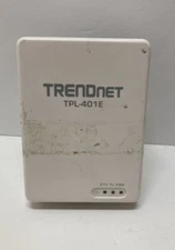 Original TRENDnet TPL-401E 500 Mbps Powerline Ethernet AV Adapter White US