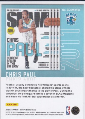 NBAカード Chris Paul pink 50/50シリ　ラストナンバー CHRIS PAUL 2021-22 Panini NBA Hoops SLAM MAGAZINE Basketball