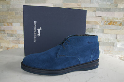 Harmont Blaine EU 44 Stivaletti Scarpe Blu Nuove Ex Prezzo