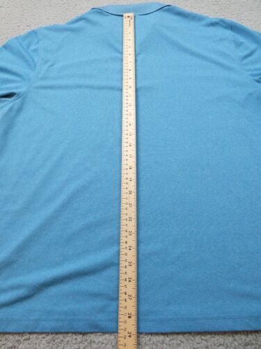 Camisa polo informal de golf Greg Norman para hombre talla XL azul liso manga corta - Imagen 10 de 10