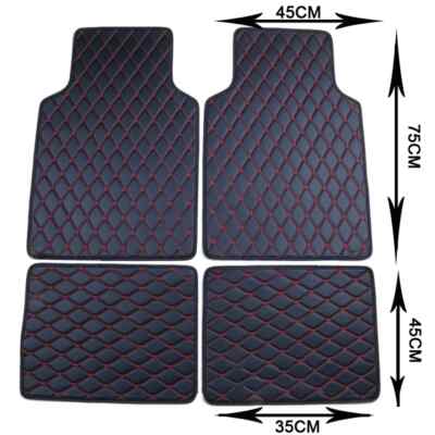 Car Floor Mats Leather Rugs Interior Parts Auto Accessories Leather Mats Protect