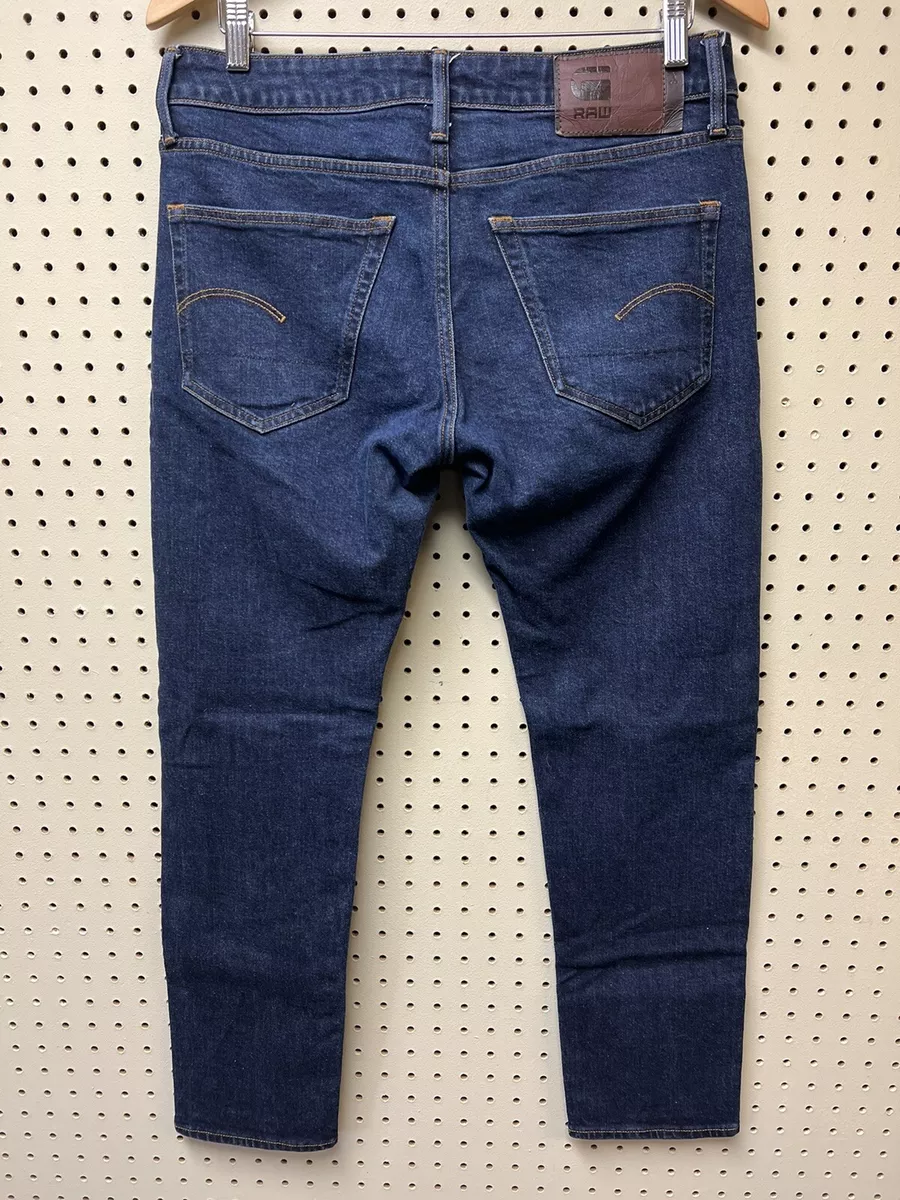 G-Star Raw Deconstructed Slim Dark Wash Denim Jeans Men's 31x28 Stretch |  eBay