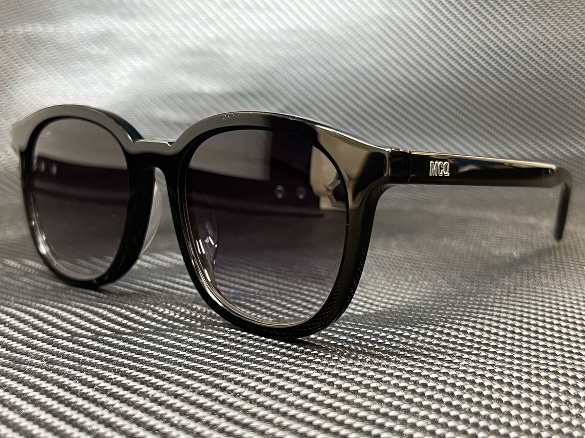 McQ MQ0303SK 001 Black Round 54 mm Men's Sunglasses UK