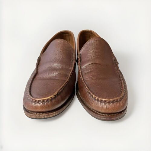 Allen Edmonds Herren Braun Kiesel Leder Sanibel Slipper Halbschuhe Größe 13 B - Bild 2 von 7