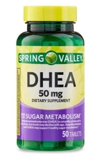 Spring Valley DHEA Tablets- 50 mg- 50 Count