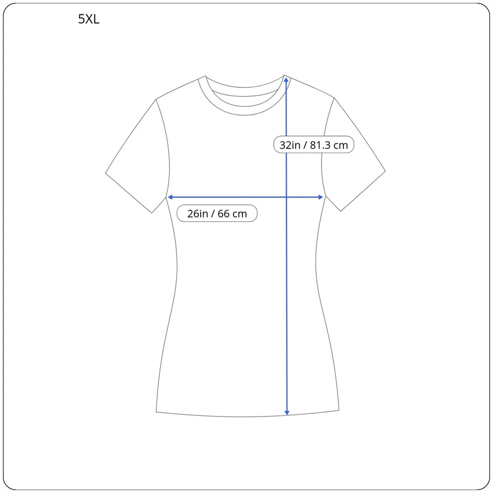 Womens Top 5XL Plus Tee Short Sleeve Blue Floral Cotton Blend Comfy Lightweight - Image 2 of 4