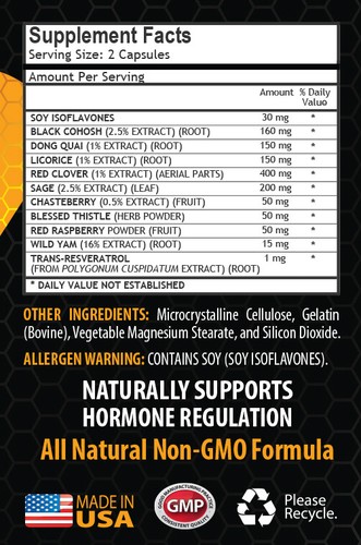 Immununterstützung - WOMEN’S SUPPORT 1256MG - Energiepillen 3 Flaschen 180 Kapseln - Bild 2 von 12