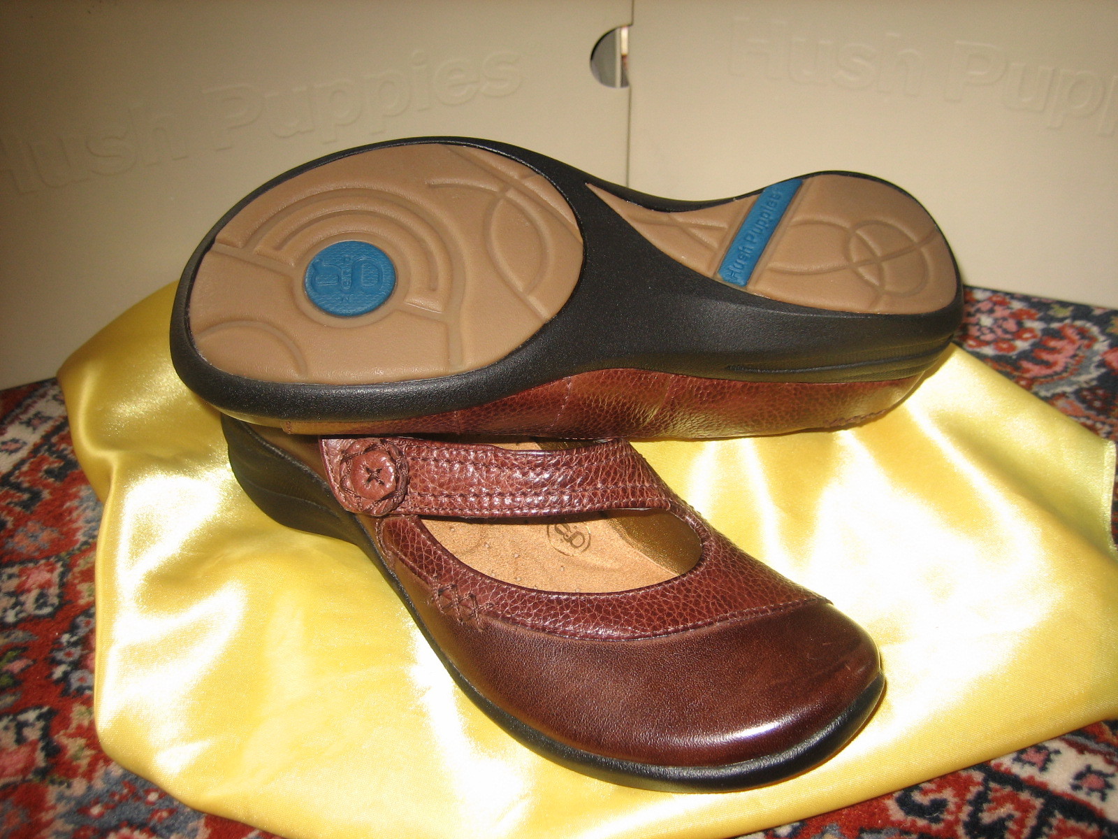 Hush Hush Hush Puppies,Thorpe,mary jane,Braun,goROT strap,removable insole ed4b97 Hush Hush Hush Puppies,Thorpe,mary jane,Braun,goROT strap,removable insole ed4b97