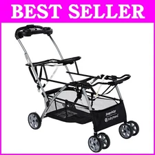 Effortless Snap-N-Go Double Stroller with 5-Point Harness Safety System