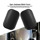 1 Pair Rear Black Antenna Hole Plug Filler Cover Fit For Harley Touring 2006-20