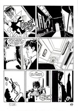 FRANCO SAUDELLI - Original Dylan Dog Table No. 240 
