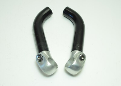 Embouts De Barre VTT Zoom Vintage Années 90 – Argent Coudés 22,2 Mm