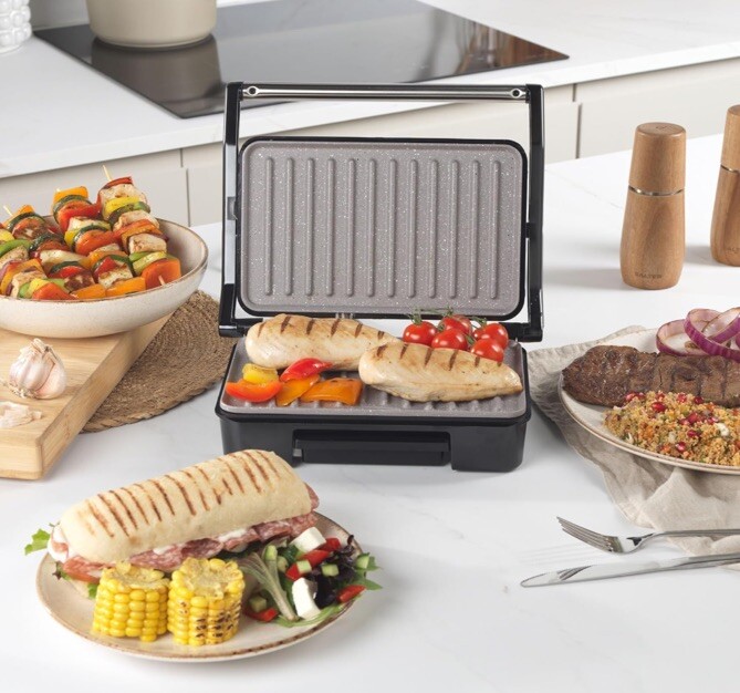 Salter Marblestone Health Grill And Panini Maker eBay
