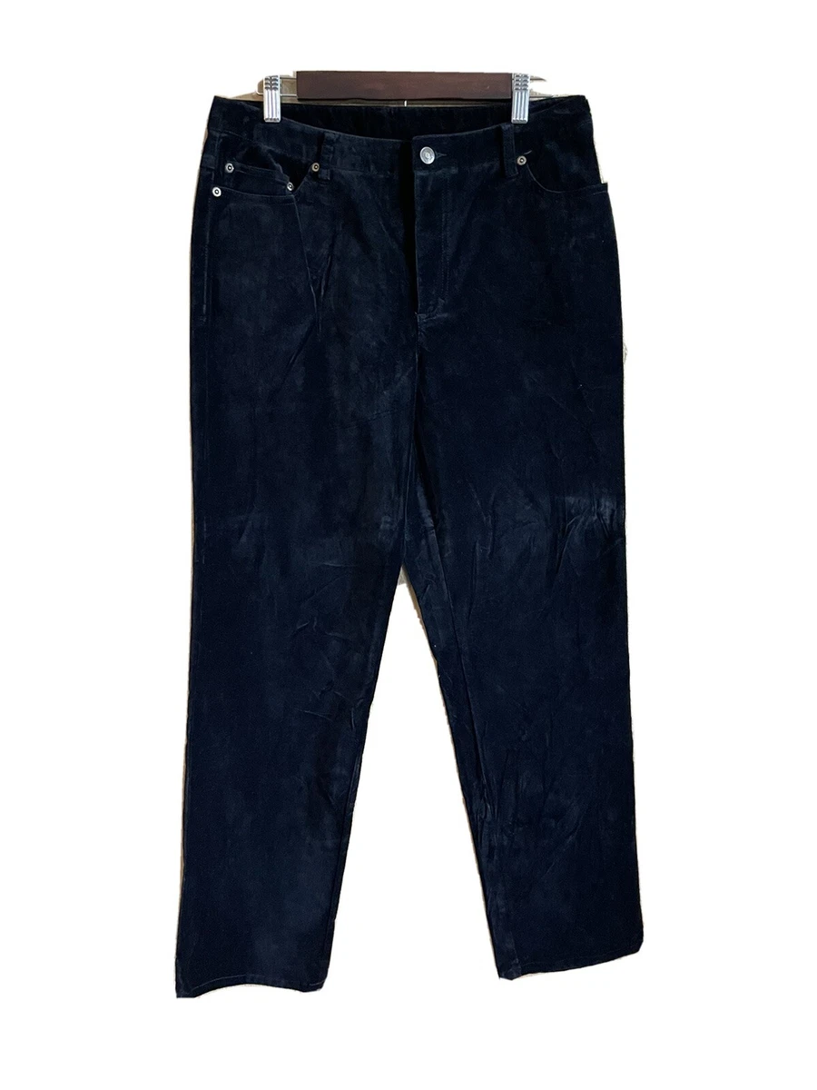 Black velvet jeans womens 2025