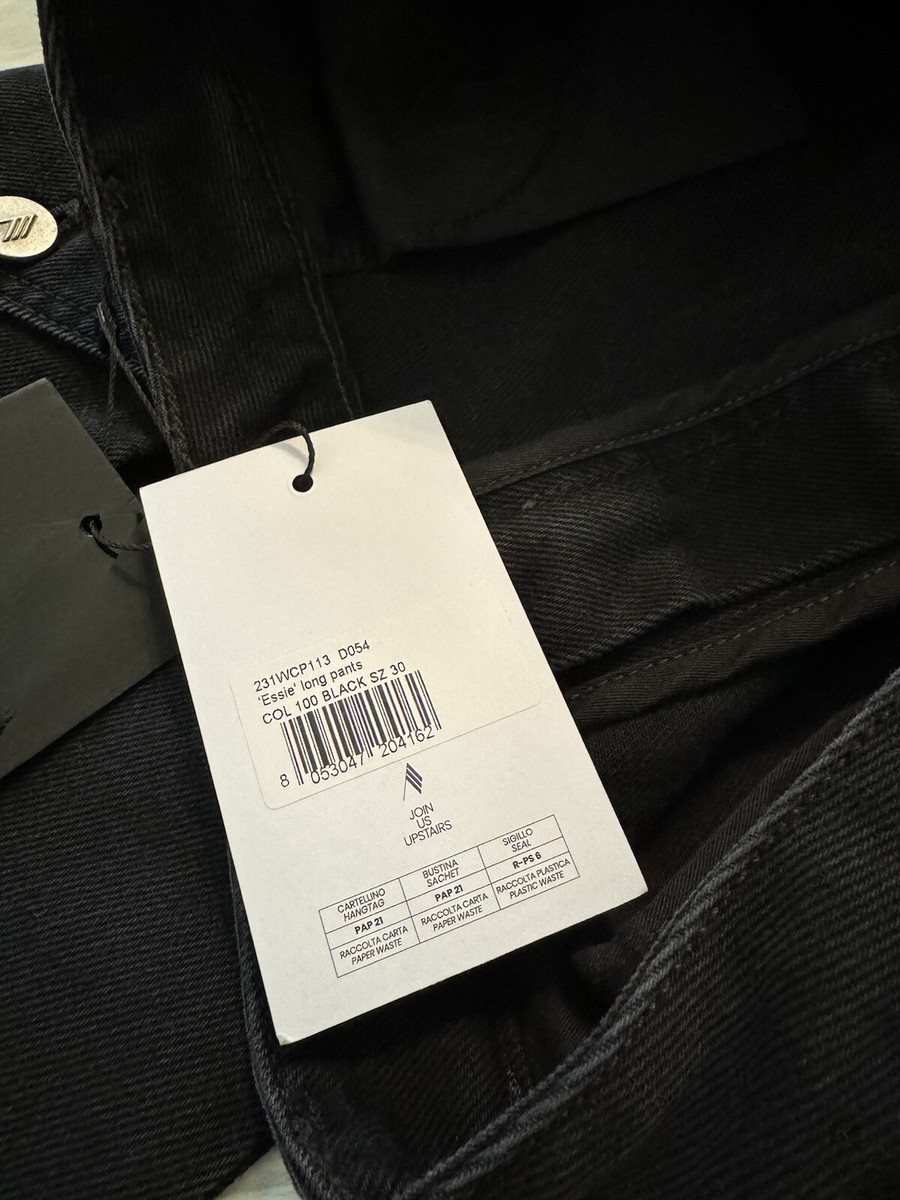 The Attico New Essie Long Pant Denim Jeans Black 30 | eBay
