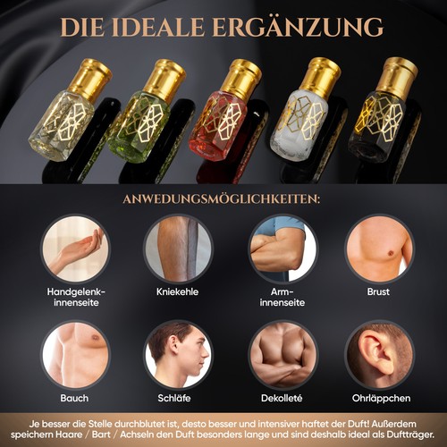Oud Royal 6 ml olio profumato - mix muschio per uomo e donna - Foto 8 di 10