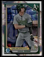 2024 Bowamn Chrome Lava Daniel Susac /399 Oakland Athletics #42
