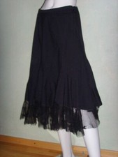 St-Martins Rock schwarz Gr. XS / 34 Gothic Tüll Spinnenmotiv   NEU