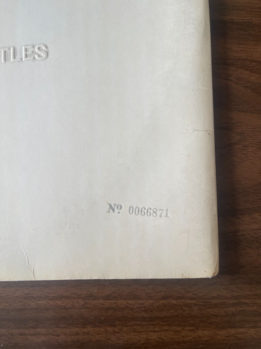 THE BEATLES WHITE ALBUM MONO 1968 UK FIRST PRESSING NO EMI RARE LOW NUMBER - Picture 3 of 15