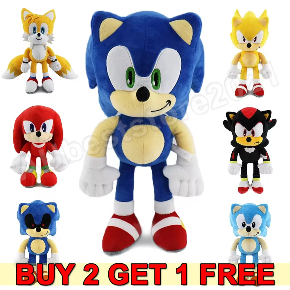 The Hedgehog Sonic Plush Toys Knuckles Shadow Tails Sonic Stuffed Doll Kids Gift
