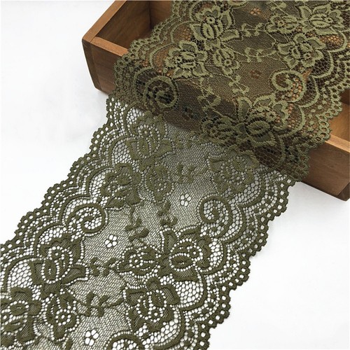 1Yd Elastic Band Lace Trim Ribbon Edge Underwear Clothing Dress Sewing Decor DIY - Picture 20 of 22