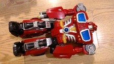 HAP-P-KID TOY Robot 14  Tall Red w/ Lights Sounds, talking  Walking 2012 WORKS