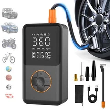 Tire Inflator Portable Air Compressor - Cordless Air Pump for Car Tires - 150PSI