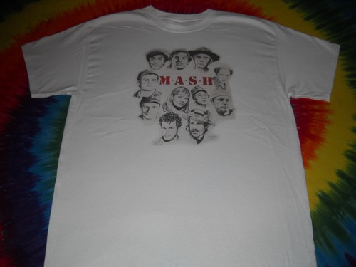 CAMISETA MASH M.A.S.H.4077o PROGRAMA DE TELEVISIÓN ALAN ALDA HOT LIPS DIBUJO BOCETO XL-NUEVA - Imagen 4 de 6