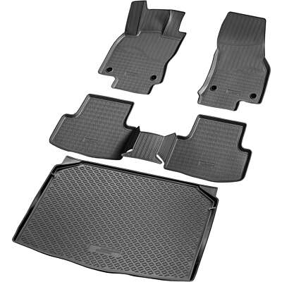 Fußmatten & Kofferraumwanne Set passend für Skoda Karoq VarioFlex System ab 2017