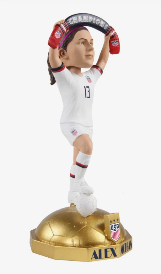 FoCo Alex Morgan 美国女子足球 USWNT 2019 年世界杯冠军摇头公仔 — 第 3/4 张图片