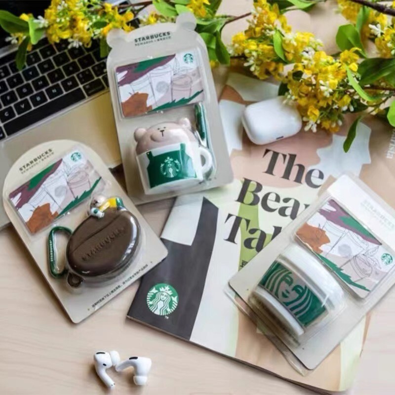 New 2022 China Starbucks Coffee Travel Earphone protector