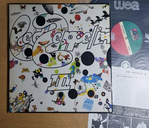 VG+ / Led Zeppelin - III / Single Cover [ 1983 Korea 1st Vinyl ] w/Insert