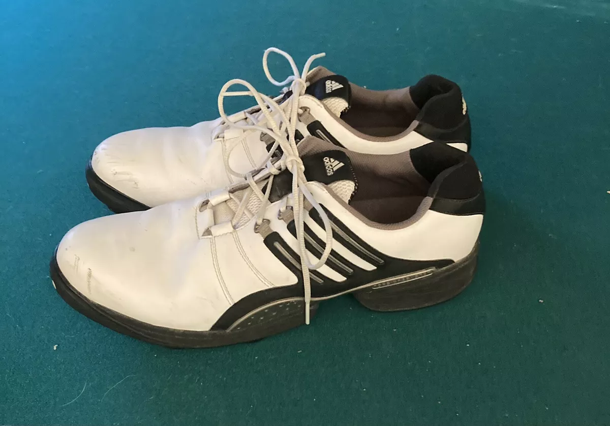 Adidas Mens Golf Shoes Size 13 EVN791003. White w/ Black u0026amp; Gray Great  Condition | eBay