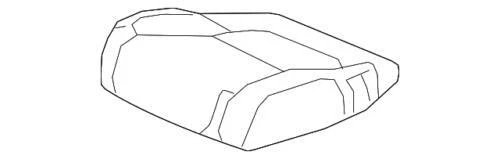 Genuine Honda Pad R Front Seat Cushion 81137-TLA-D81