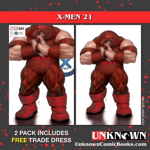 [2 Pack] X-Men #21 Unknown Comics Miguel Mercado Exclusive Vogue Vogue Var (04/1